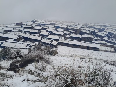  म्याग्दीको गुुर्जा र घोडेपानीमा हिमपात 